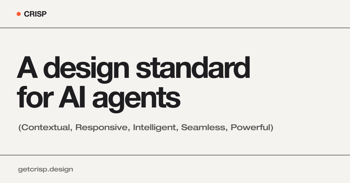 CRISP — Design Intelligence for AI Agents